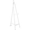 imageDeco 79 Metal Extra Large Free Standing Adjustable Display Stand Easel with Foldable Stand 24quot x 17quot x 70quot BlackWhite