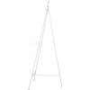 imageDeco 79 Metal Extra Large Free Standing Adjustable Display Stand Easel with Foldable Stand 24quot x 17quot x 70quot BlackWhite