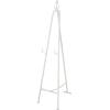 imageDeco 79 Metal Extra Large Free Standing Adjustable Display Stand Easel with Foldable Stand 24quot x 17quot x 70quot BlackWhite