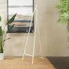 imageDeco 79 Metal Extra Large Free Standing Adjustable Display Stand Easel with Foldable Stand 24quot x 17quot x 70quot BlackWhite