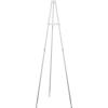 imageDeco 79 Metal Extra Large Free Standing Adjustable Display Stand Easel with Foldable Stand 24quot x 17quot x 70quot BlackWhite