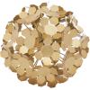 imageDeco 79 Metal Floral Decorative Sculpture Home Decor Statue Accent Figurine 9quot x 9quot x 9quot Gold