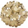 imageDeco 79 Metal Floral Decorative Sculpture Home Decor Statue Accent Figurine 9quot x 9quot x 9quot Gold
