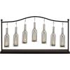 imageDeco 79 Metal Indoor Outdoor Candle Lantern Hanging Bottle Decorative Lantern Candle Holder Lantern 36quot x 6quot x 20quot Black