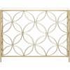 imageDeco 79 Metal Leaf Console Table with Glass Top and Gold Accents 44quot x 16quot x 30quot BlackGold