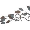 imageDeco 79 Metal Leaf Home Wall Decor Wall Sculpture Wall Art 48quot x 1quot x 12quot BlueBlue
