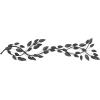 imageDeco 79 Metal Leaf Home Wall Decor Wall Sculpture Wall Art 48quot x 1quot x 12quot BlueBrown