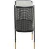 imageDeco 79 Metal Oval Console Table with Open Center Storage 47quot x 15quot x 32quot Black