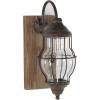 imageDeco 79 Metal Room Accent Lamp Battery Operated Table Lamp with Included Fixed LED Light Lamp 5quot x 11quot x 17quot Brown