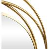 imageDeco 79 Metal Room Wall Mirror Entryway Mirror with Overlapping Circles Wall Mounted Mirror 42quot x 2quot x 40quot GrayGold