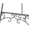 imageDeco 79 Metal Scroll Display Easel Adjustable 2 Tier Floor Standing Easel with Chain Support Display Stand 16quot x 23quot x 55quot Bronze