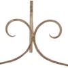 imageDeco 79 Metal Scroll Display Easel Large Adjustable 3 Tier Floor Standing Easel with Chain Support Display Stand 26quot x 30quot x 67quot Gold