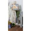imageDeco 79 Metal Scroll Display Easel Large Adjustable 3 Tier Floor Standing Easel with Chain Support Display Stand 26quot x 30quot x 67quot Gold