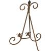 imageDeco 79 Metal Scroll Display Easel Tabletop Easel with Foldable Stand Display Stand 11quot x 10quot x 14quot Gold