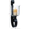 imageDeco 79 Metal Scroll Handmade Pillar Wall Sconce 10quot x 7quot x 21quot BlackCONVENIENTLY SIZED