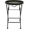 imageDeco 79 Metal Side End Accent Table End Table Side Table 21quot x 14quot x 25quot GoldBlack
