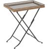 imageDeco 79 Metal Side End Accent Table End Table Side Table 21quot x 14quot x 25quot GoldGold