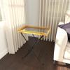 imageDeco 79 Metal Side End Accent Table End Table Side Table 21quot x 14quot x 25quot GoldGold
