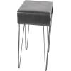 imageDeco 79 Metal Side End Accent Table Single Drawer End Table Side Table 17quot x 12quot x 26quot Black