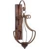 imageDeco 79 Metal Single Candle Wall Sconce 13quot x 12quot x 25quot Bronze
