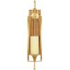 imageDeco 79 Metal Single Candle Wall Sconce 6quot x 8quot x 24quot Gold