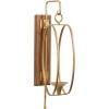 imageDeco 79 Metal Single Candle Wall Sconce 6quot x 8quot x 24quot Gold