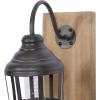 imageDeco 79 Metal Solid Wall Sconce 6quot x 11quot x 15quot Black