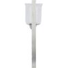 imageDeco 79 Metal Solid Wall Sconce 7quot x 12quot x 24quot SilverSilver