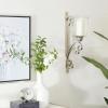 imageDeco 79 Metal Solid Wall Sconce 7quot x 12quot x 24quot SilverSilver
