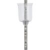 imageDeco 79 Metal Solid Wall Sconce 7quot x 12quot x 24quot SilverSilver