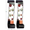 imageDeco 79 Metal Solid Wall Sconce Set of 2 5quotW 24quotH Brown2 PIECES LARGE SIZE