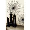imageDeco 79 Metal Starburst Home Wall Decor Wall Sculpture with Crystal Embellishments Set of 3 Wall Art 16quot 20quot 24quotD Black