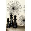 imageDeco 79 Metal Starburst Home Wall Decor Wall Sculpture with Crystal Embellishments Set of 3 Wall Art 16quot 20quot 24quotD Black