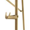 imageDeco 79 Metal Tall Adjustable Display Stand Easel with Bow Top 25quot x 32quot x 65quot Gold20 x 21 x 55