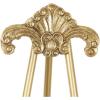 imageDeco 79 Metal Tall Adjustable Display Stand Easel with Bow Top 25quot x 32quot x 65quot Gold20 x 21 x 55