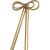 imageDeco 79 Metal Tall Adjustable Display Stand Easel with Bow Top 25quot x 32quot x 65quot Gold20 x 27 x 53
