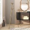 imageDeco 79 Metal Tall Adjustable Display Stand Easel with Bow Top 25quot x 32quot x 65quot Gold20 x 27 x 53