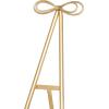 imageDeco 79 Metal Tall Adjustable Display Stand Easel with Bow Top 25quot x 32quot x 65quot Gold25 x 32 x 65