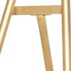 imageDeco 79 Metal Tall Adjustable Display Stand Easel with Bow Top 25quot x 32quot x 65quot Gold25 x 32 x 65