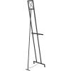 imageDeco 79 Metal Tall Adjustable Minimalist Display Stand Easel with Chain Support 16quot x 23quot x 54quot WhiteBlack