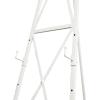 imageDeco 79 Metal Tall Adjustable Minimalist Display Stand Easel with Chain Support 16quot x 23quot x 54quot WhiteWhite