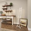 imageDeco 79 Metal Tall Adjustable Minimalist Display Stand Easel with Chain Support 16quot x 23quot x 54quot WhiteWhite