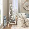 imageDeco 79 Metal Tall Adjustable Minimalist Display Stand Easel with Chain Support 16quot x 23quot x 54quot WhiteWhite