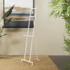 imageDeco 79 Metal Tall Adjustable Minimalist Display Stand Easel with Chain Support 16quot x 23quot x 54quot WhiteWhite