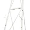 imageDeco 79 Metal Tall Adjustable Minimalist Display Stand Easel with Chain Support 16quot x 23quot x 54quot WhiteWhite