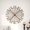 imageDeco 79 Metal Windmill Home Wall Decor Wall Sculpture Wall Art 30quot x 1quot x 30quot SilverSilver