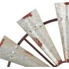 imageDeco 79 Metal Windmill Home Wall Decor Wall Sculpture Wall Art 30quot x 1quot x 30quot SilverSilver