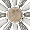 imageDeco 79 Metal Windmill Home Wall Decor Wall Sculpture Wall Art 30quot x 1quot x 30quot SilverWhite