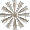 imageDeco 79 Metal Windmill Home Wall Decor Wall Sculpture Wall Art 30quot x 1quot x 30quot SilverWhite