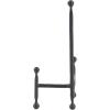 imageDeco 79 Modern Metal Rectangle Ball Details Easel 14quot 12quot 10quot 8quotH Blackblack